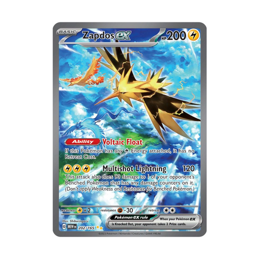 Zapdos ex 202/165