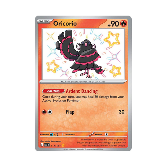 Oricorio 113/091 - Shiny